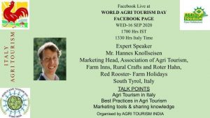 FB Live – Italy Agri Tourism @ Facebook